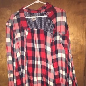 Plaid Button Up Shirt